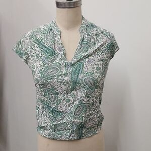 RESERVED Eco Aware Paisley Top / Size 6